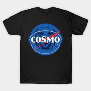 Cute Cosmo Astronaut Cosmonaut Space Dog Superhero T-Shirt